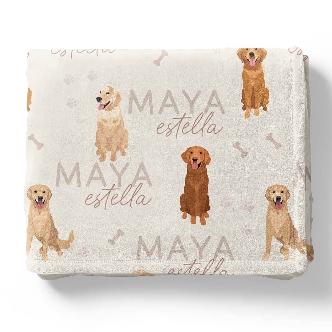 Personalized Kids Blankets | Dog Breeds - Image 64