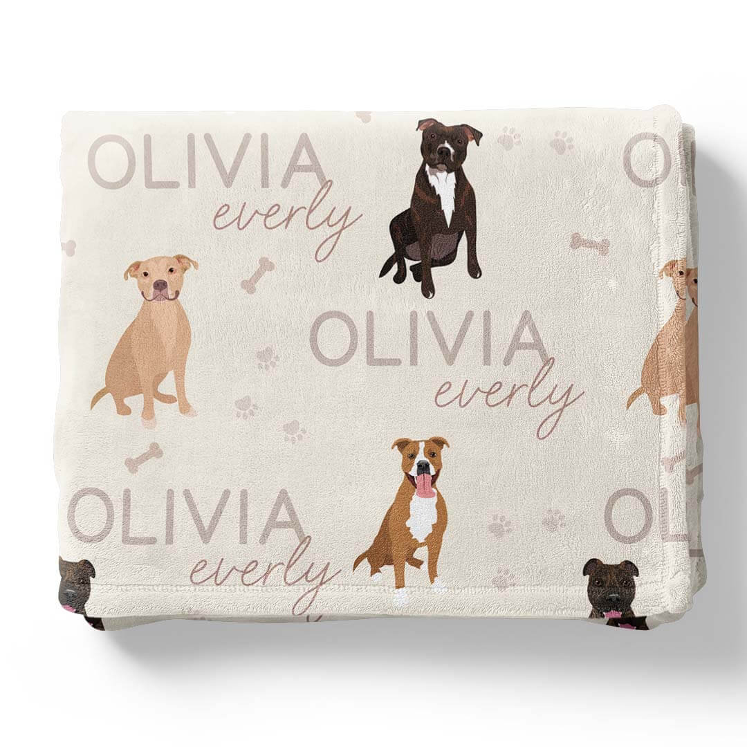 Personalized Kids Blankets | Dog Breeds - Image 75