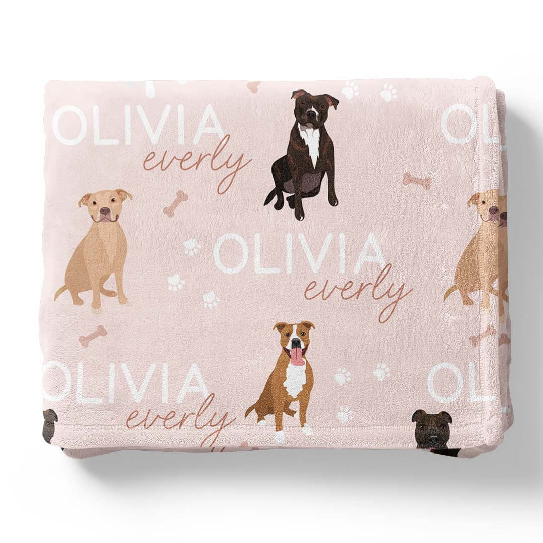 Personalized Kids Blankets | Dog Breeds - Image 78