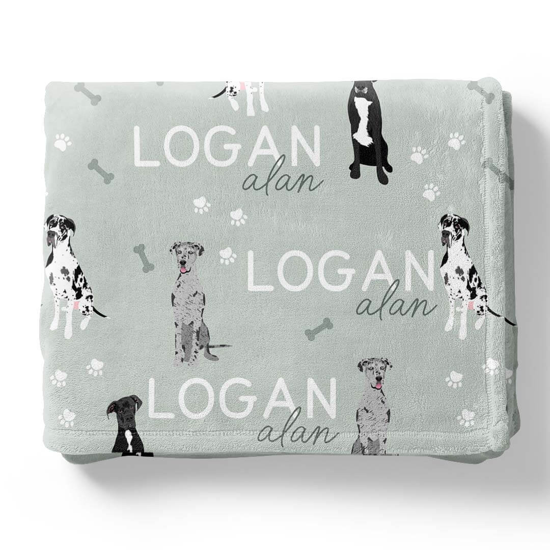 Personalized Kids Blankets | Dog Breeds - Image 79