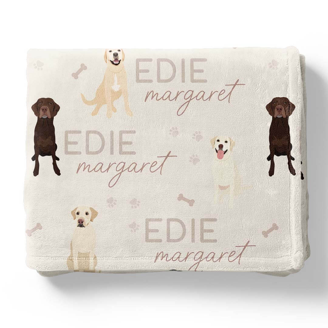 Personalized Kids Blankets | Dog Breeds - Image 90