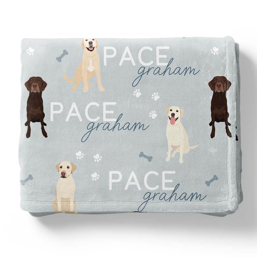 Personalized Kids Blankets | Dog Breeds - Image 92