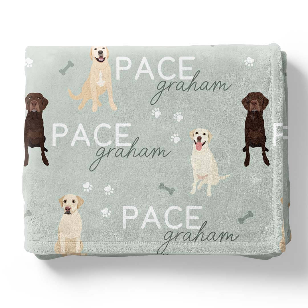 Personalized Kids Blankets | Dog Breeds - Image 93