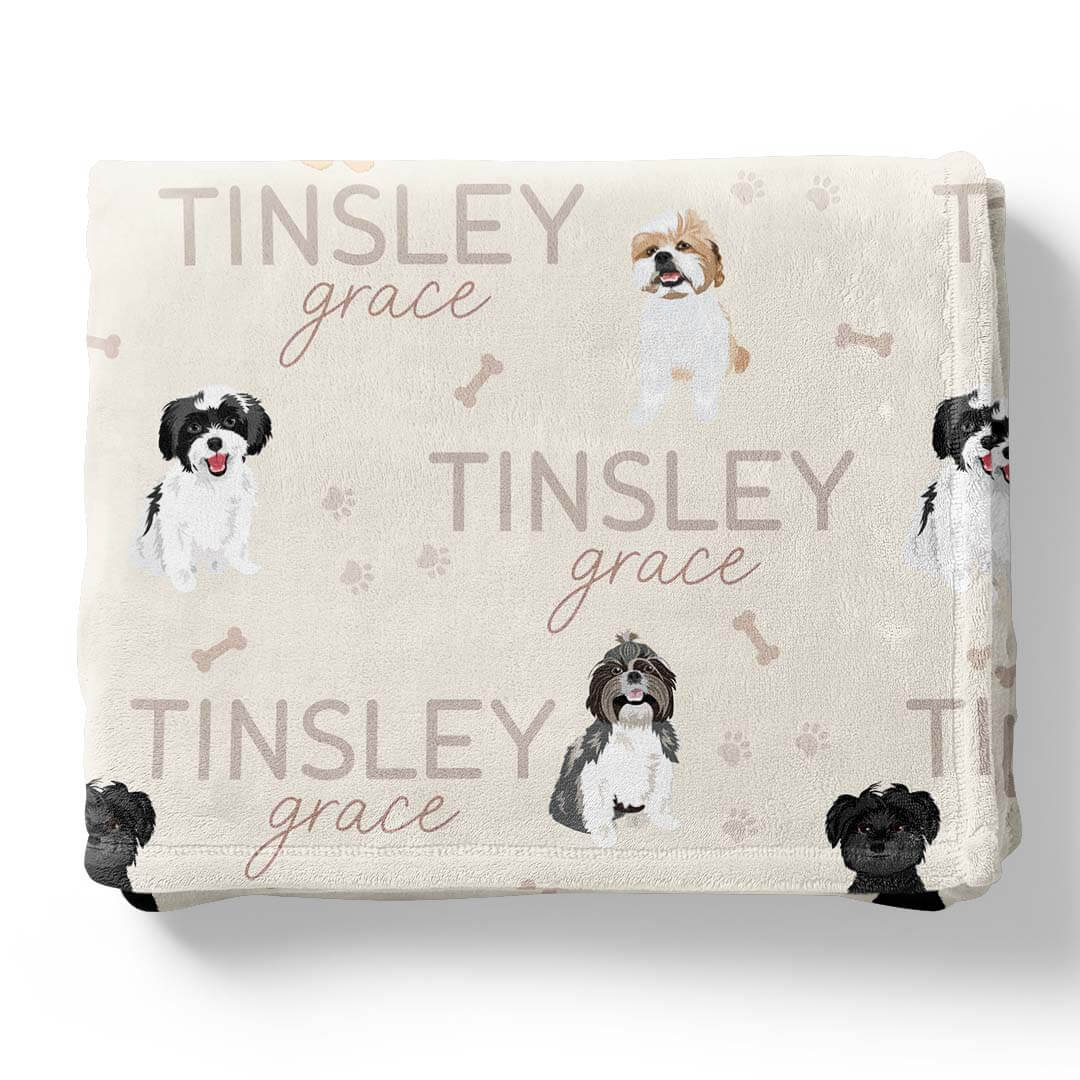 Personalized Kids Blankets | Dog Breeds - Image 95