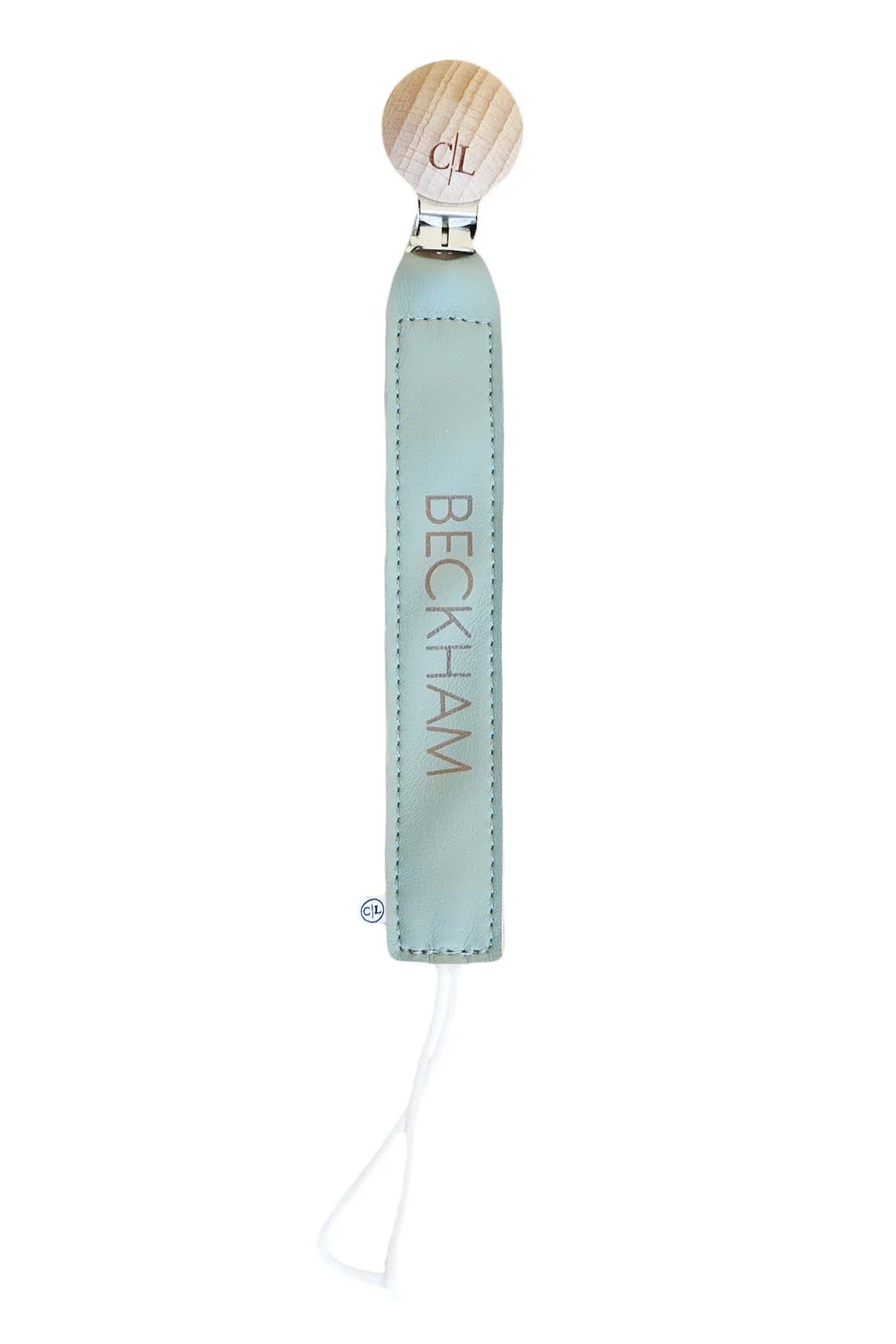 Personalized Leather Pacifier Clip | All Colors - Image 11