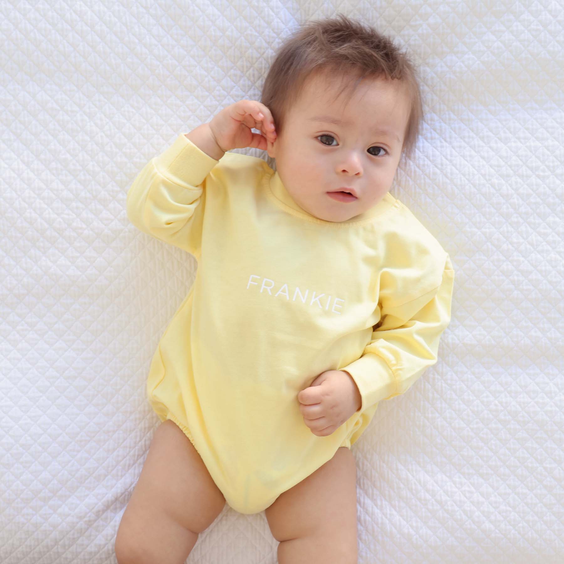 Personalized Long Sleeve Bubble Romper | Spring - Image 18