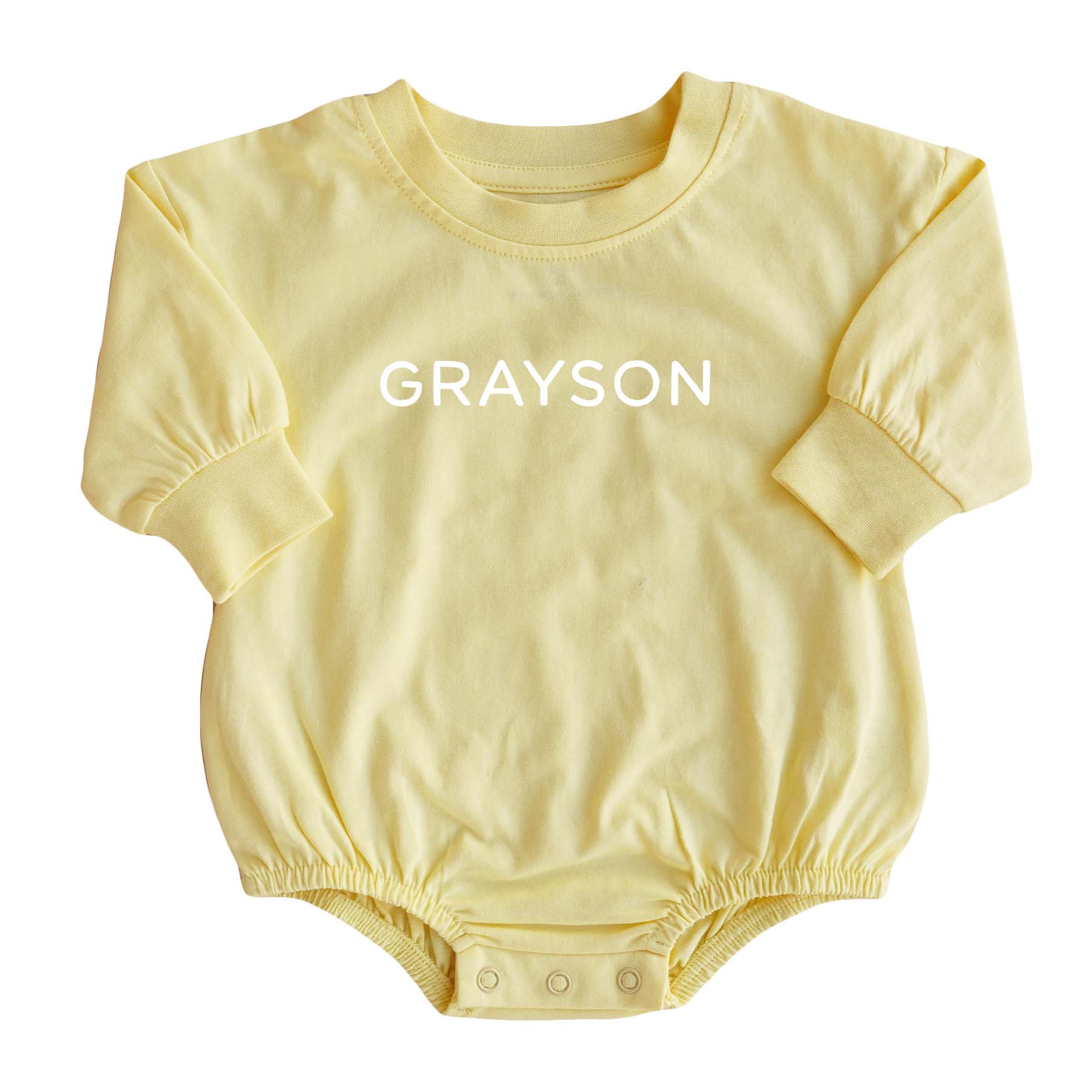 Personalized Long Sleeve Bubble Romper | Spring - Image 19