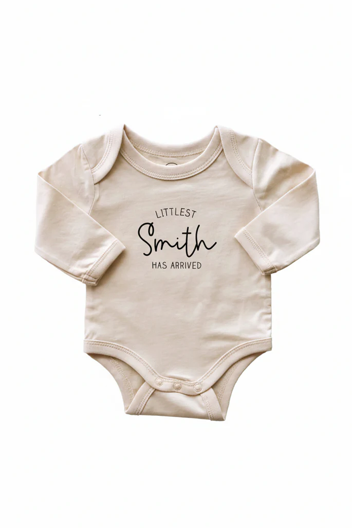 Personalized Long Sleeve Graphic Bodysuits | Natural - Image 8