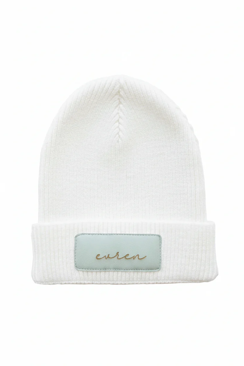 Personalized Leather Patch Beanie | All Colors - Image 15
