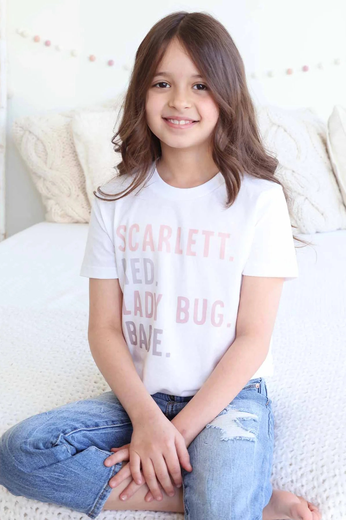 Personalized Nickname Color Block Kids Graphic Tees - Image 6