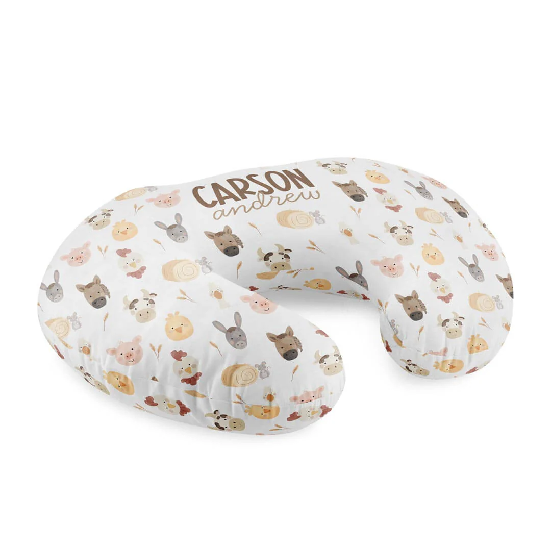 Personalized Nursing Pillow Covers | Barnyard Buddies - Image 2