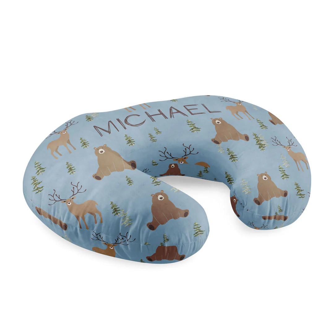 Personalized Nursing Pillow Covers | Forest Friends - Image 2