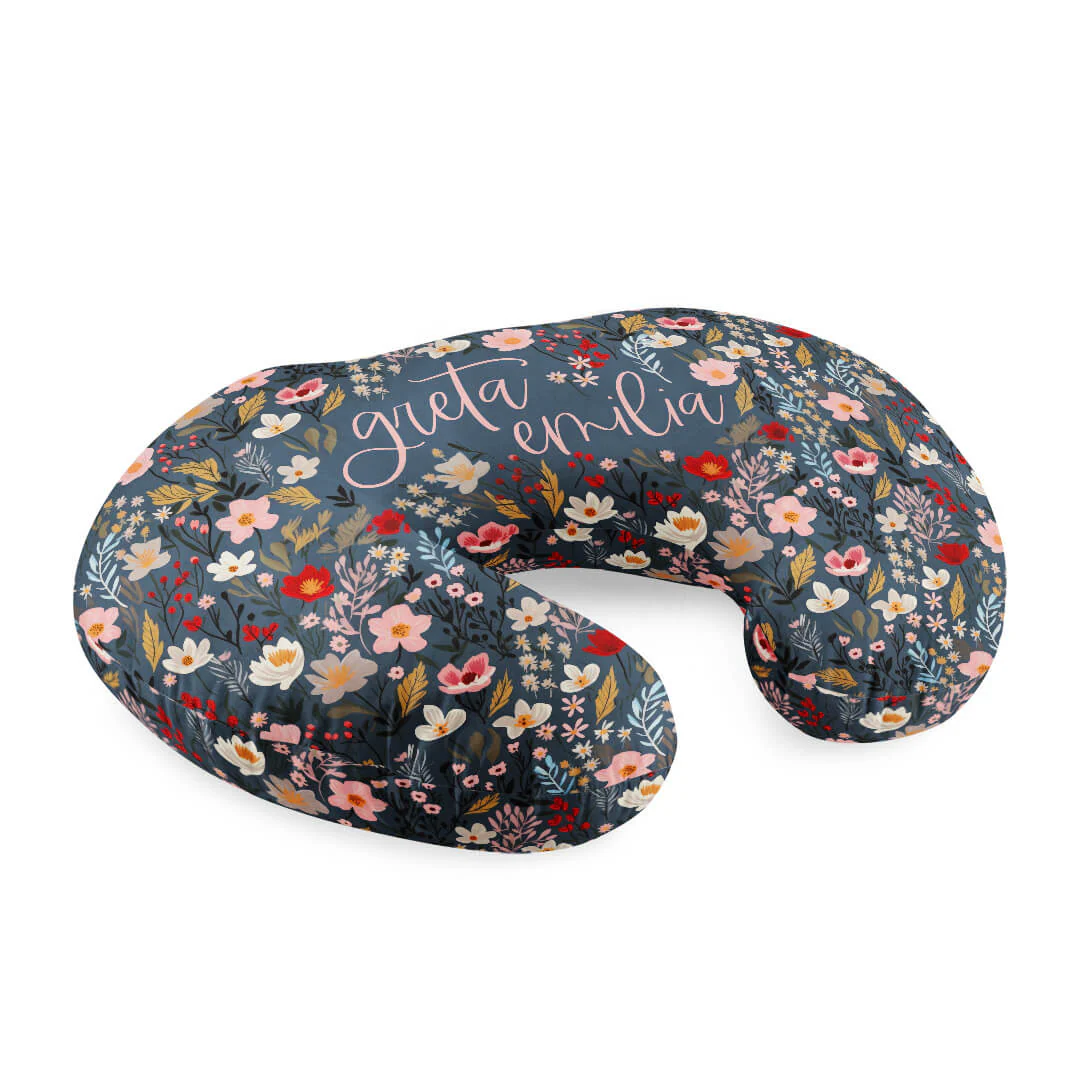 Personalized Nursing Pillow Covers | Midnight Meadow - Image 2