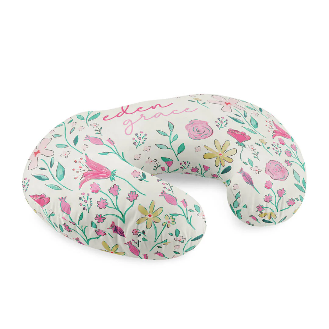 Personalized Nursing Pillow Covers | Paris Petals - Image 2