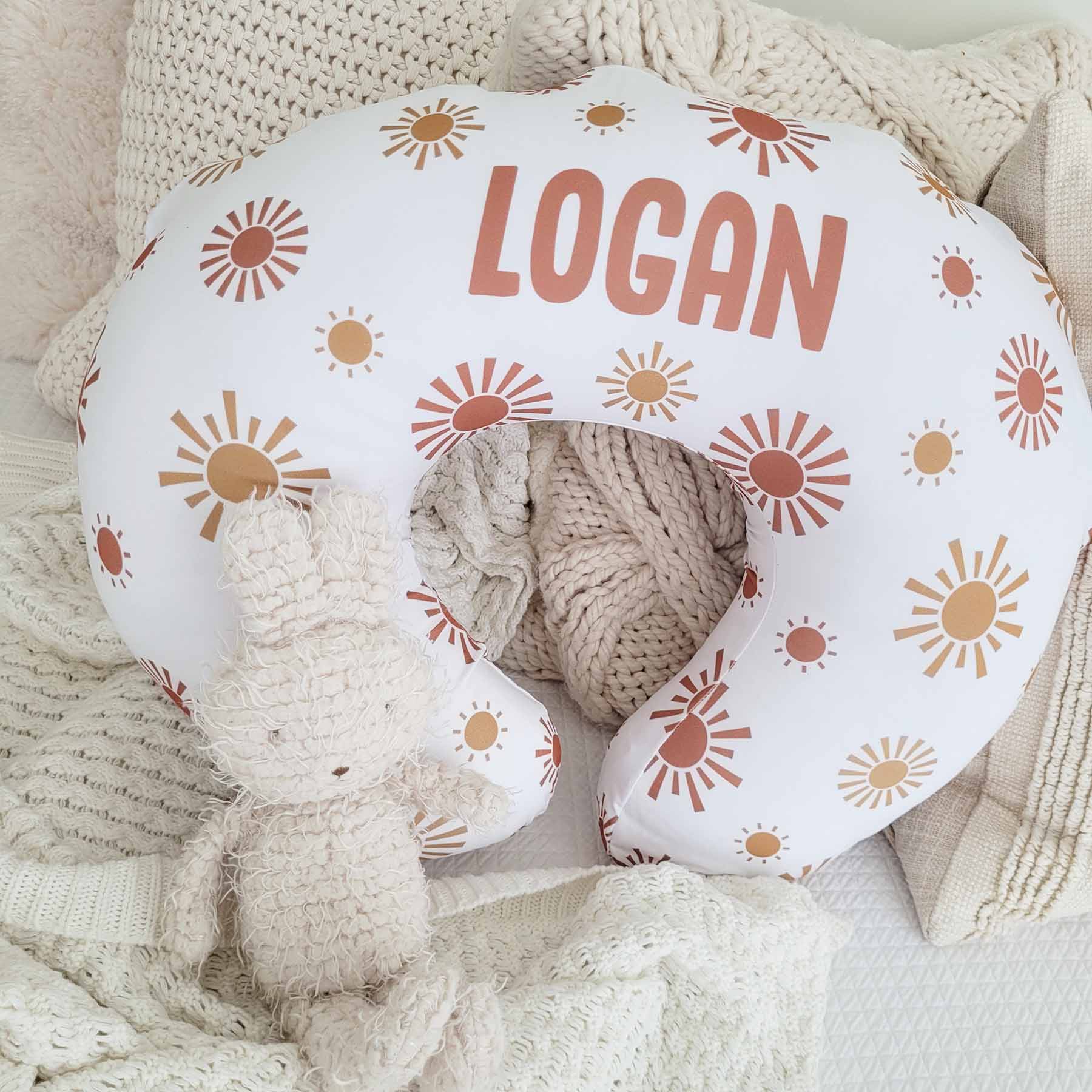 Personalized Nursing Pillow Covers | Rise & Shine - Image 2