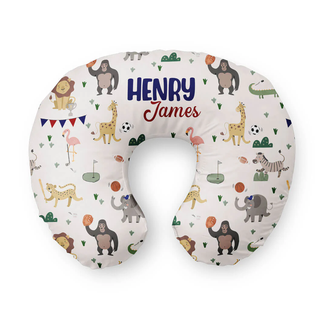 Personalized Nursing Pillow Covers | Safari Games