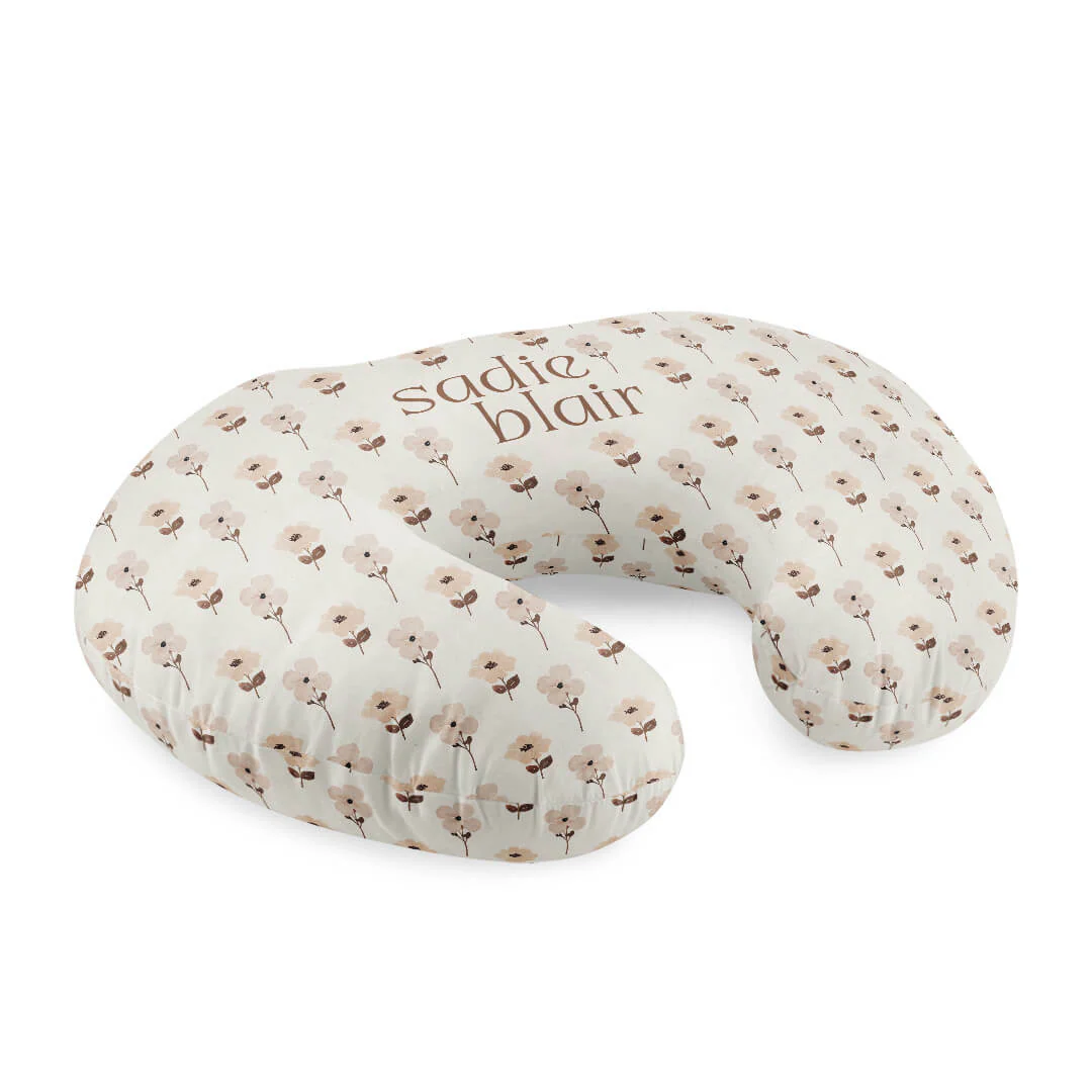 Personalized Nursing Pillow Covers | Vera's Vintage Floral - Image 2