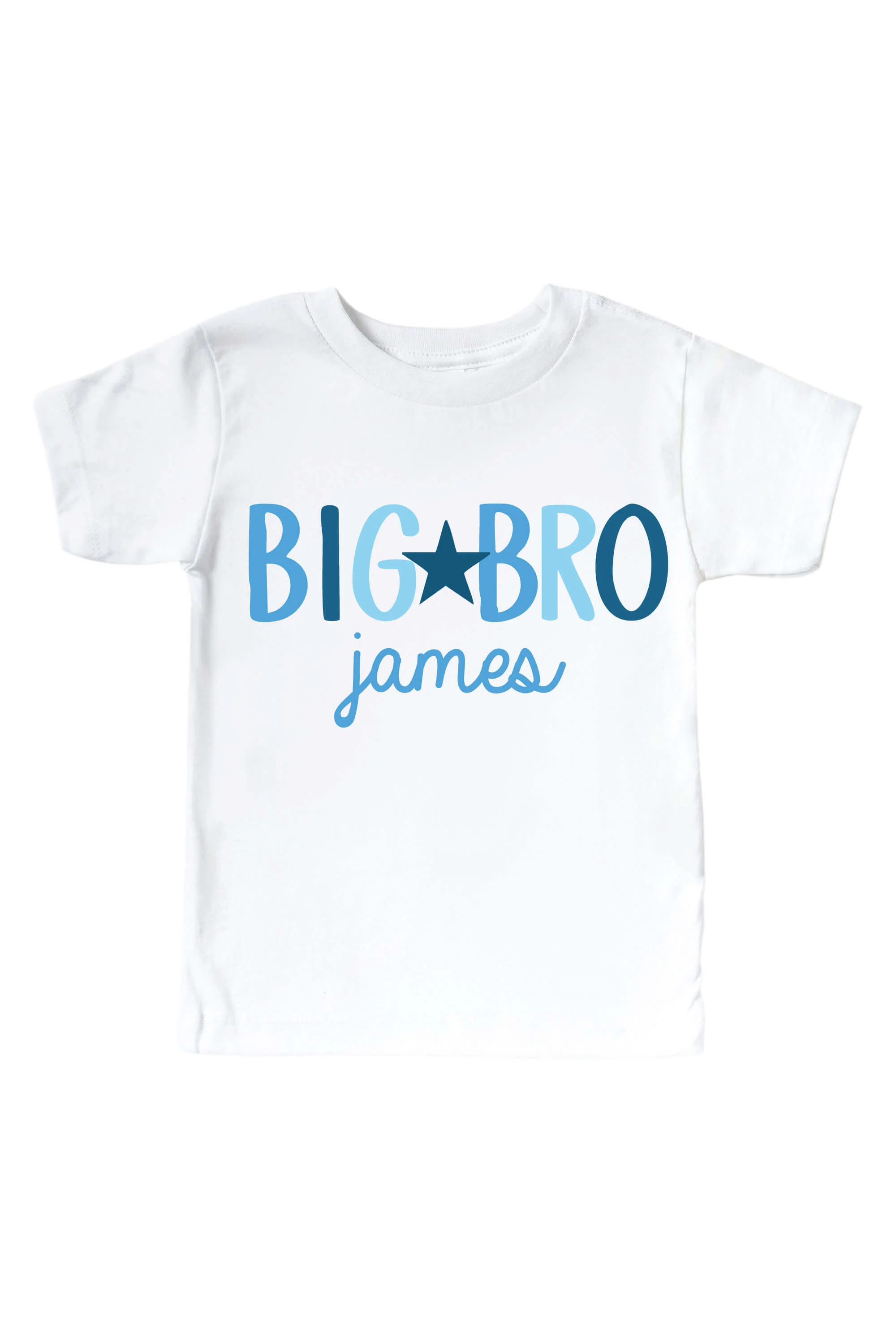 Personalized Promoted To Big Kids Graphic Tee | White - Image 2