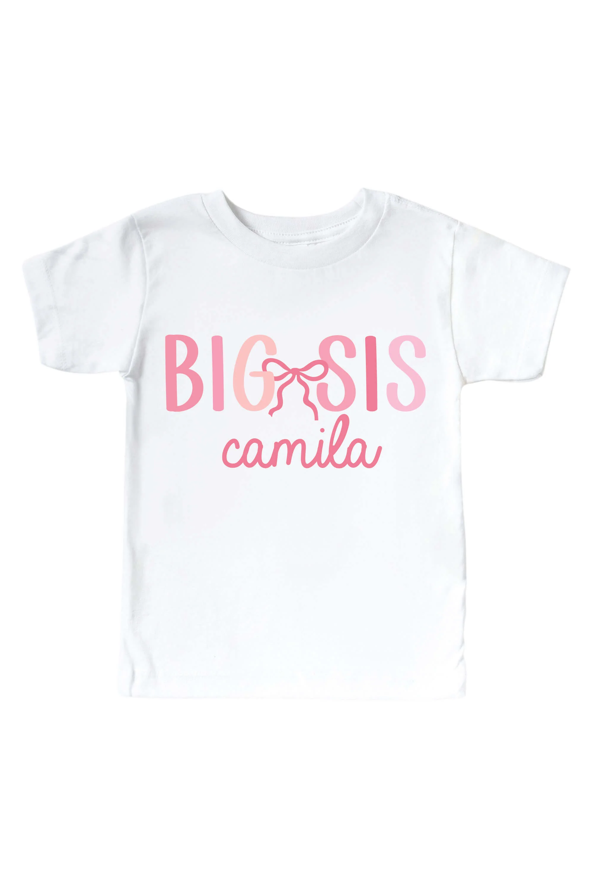 Personalized Promoted To Big Kids Graphic Tee | White - Image 3