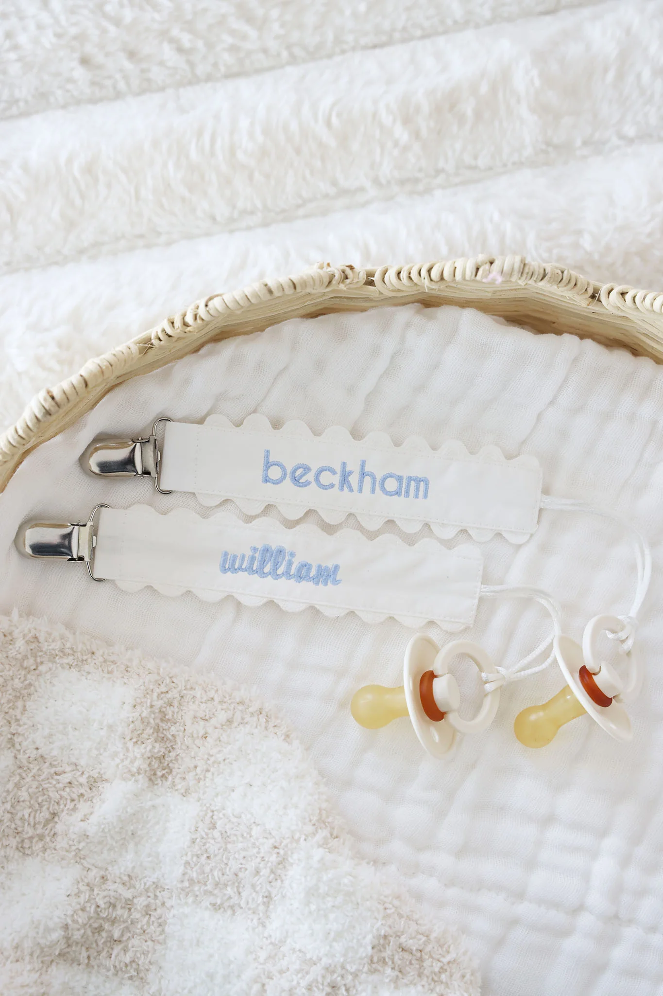 Personalized Ric Rac Pacifier Clip - Image 4