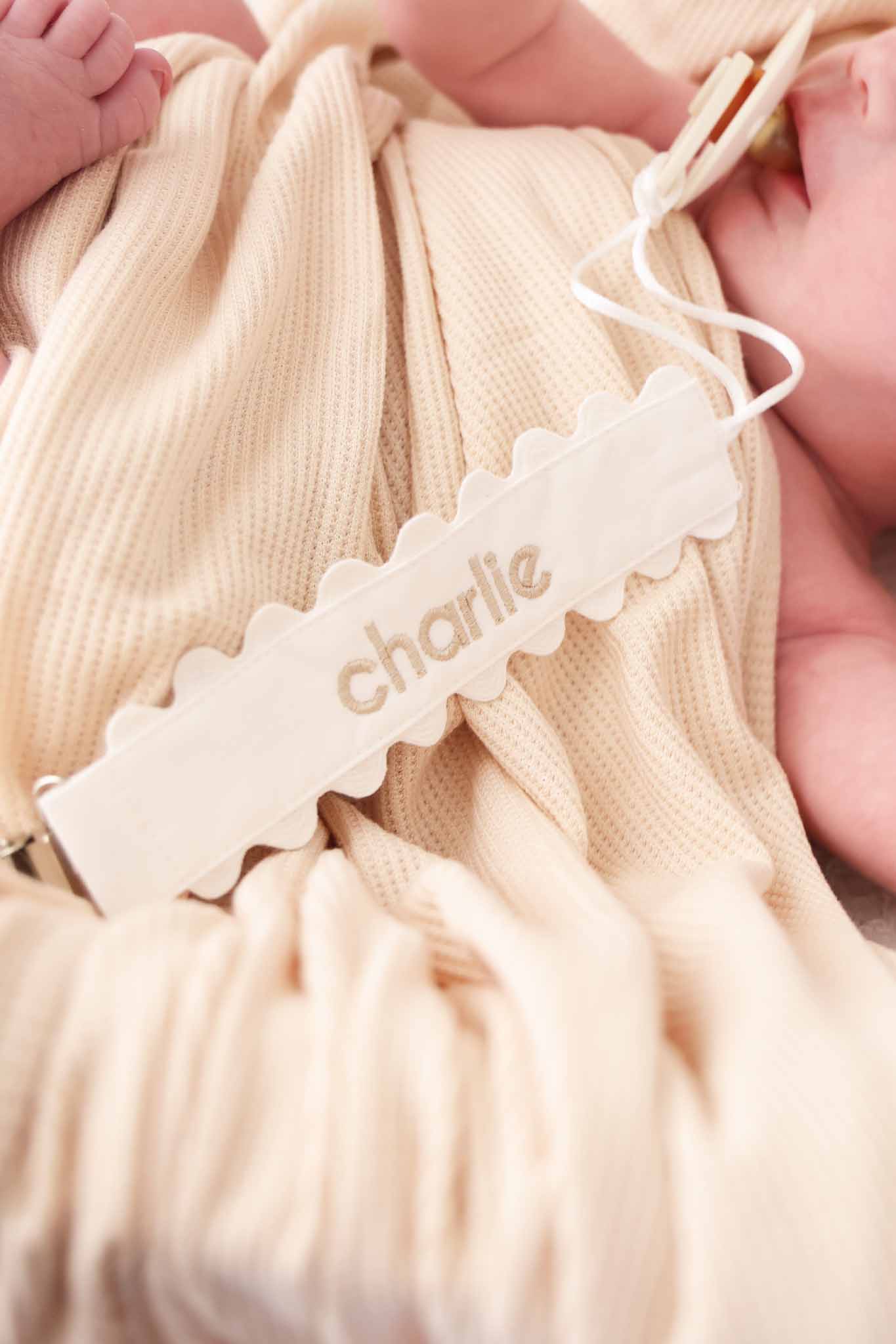 Personalized Ric Rac Pacifier Clip - Image 5