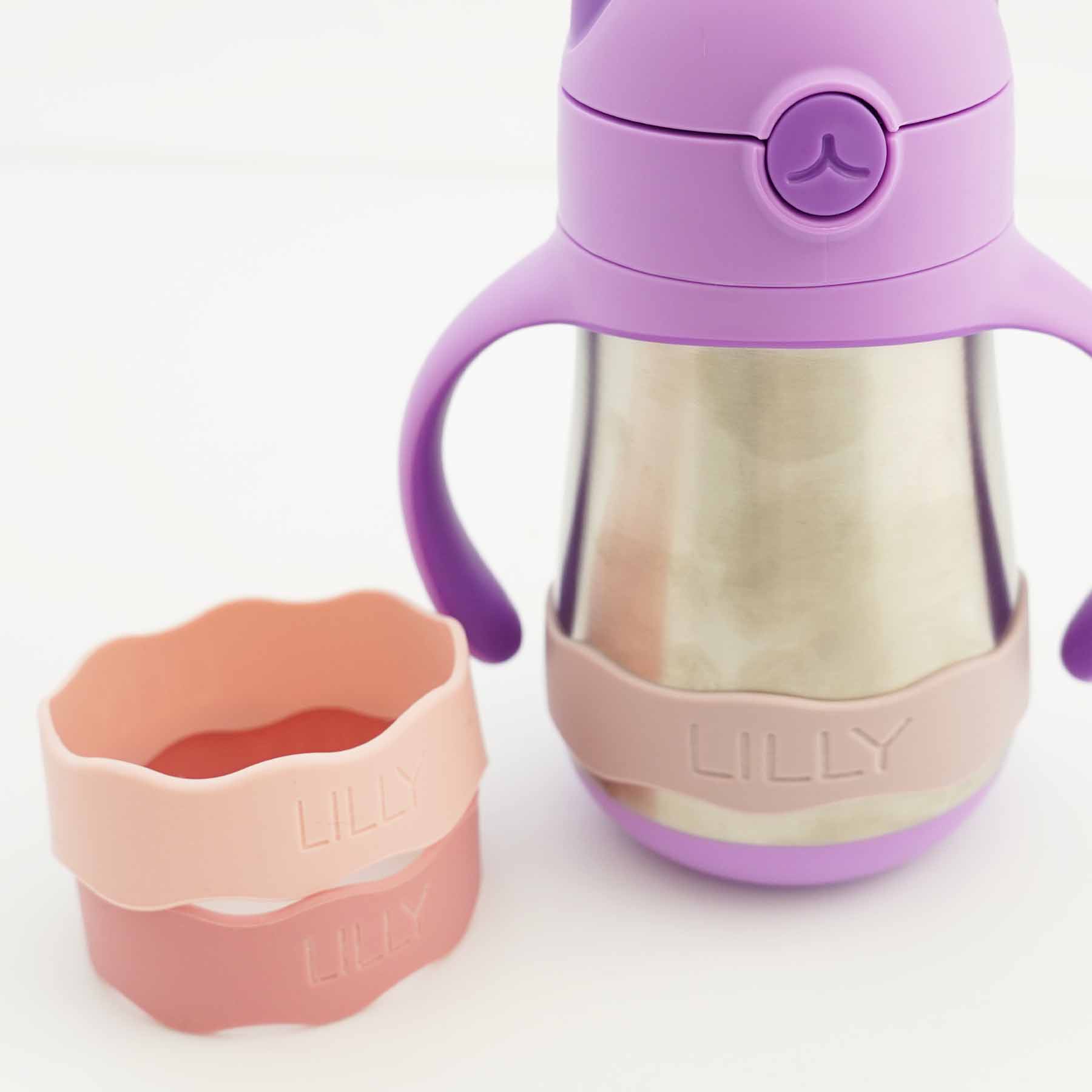 Personalized Silicone Bottle Labels | Girly - Image 3