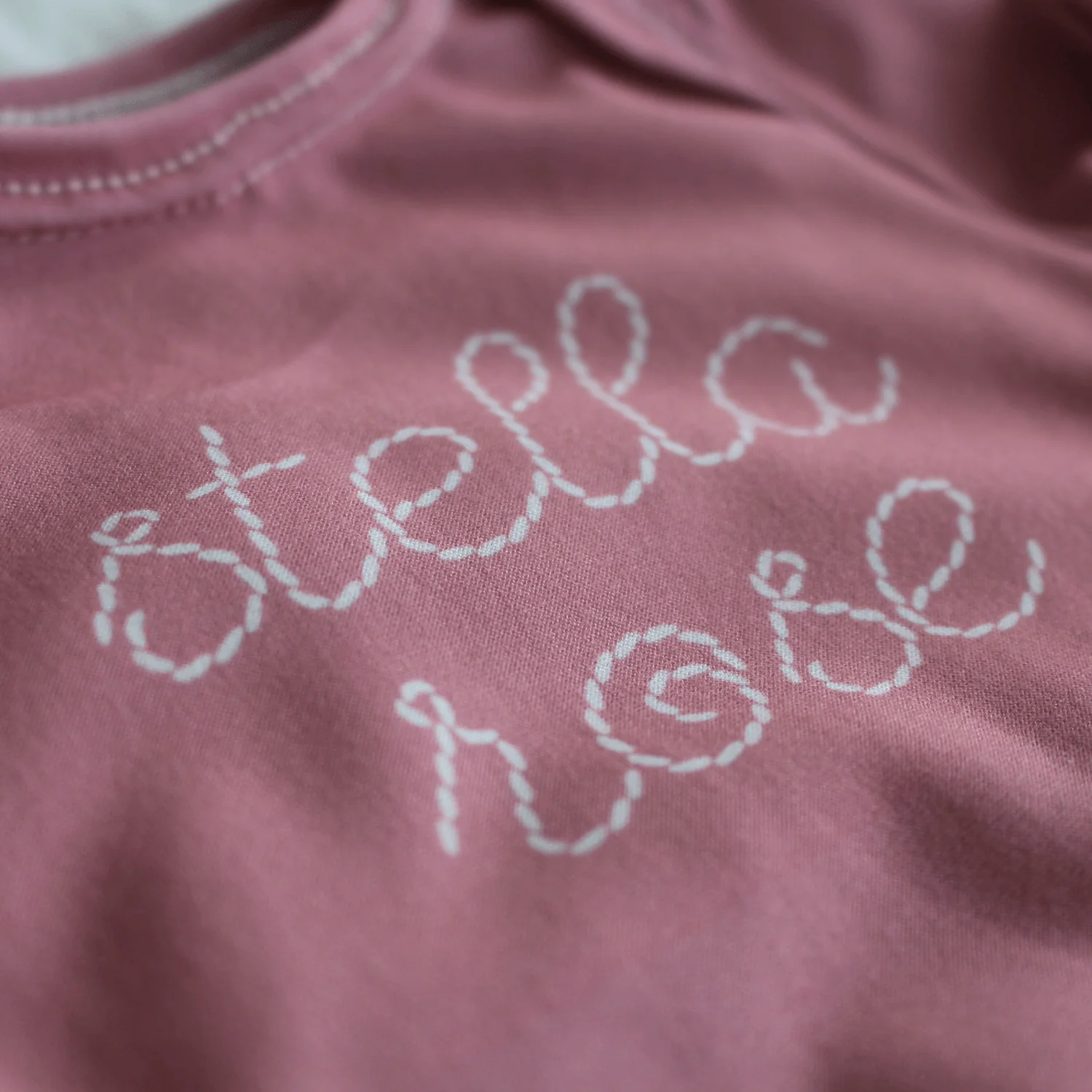 Personalized Stitched Newborn Baby Knot Gown | Perfect Pinks - Image 2