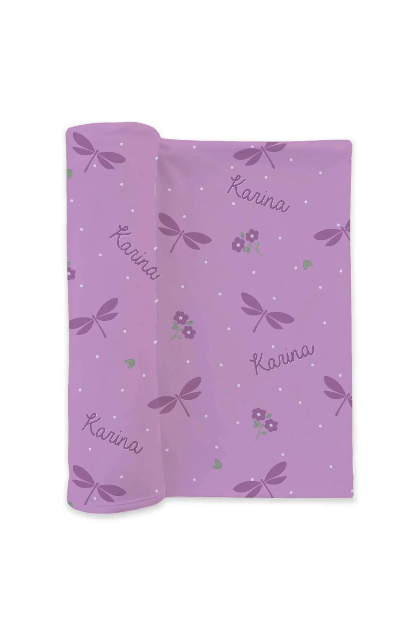 Personalized Swaddle | Pretty In Purple - Image 6