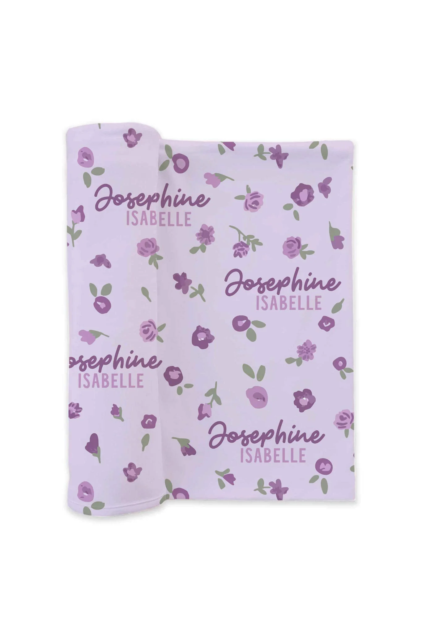 Personalized Swaddle | Pretty In Purple - Image 8