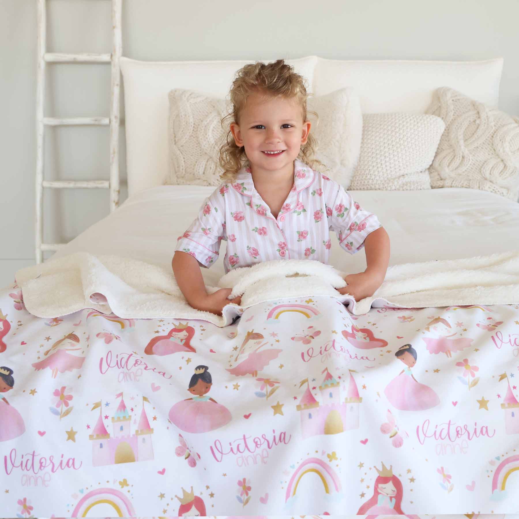 Personalized Themed Blankets for Girls - Image 112