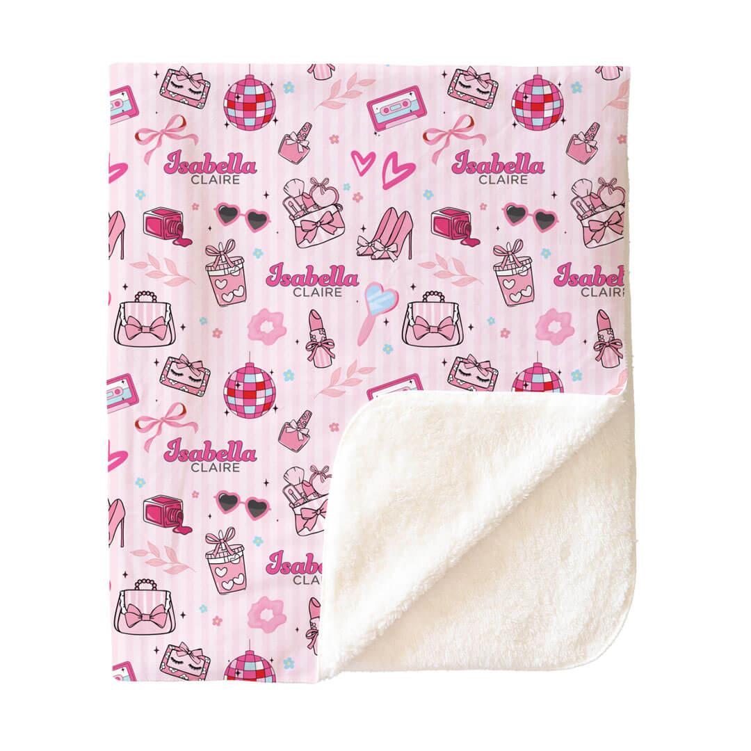 Personalized Themed Blankets for Girls - Image 116