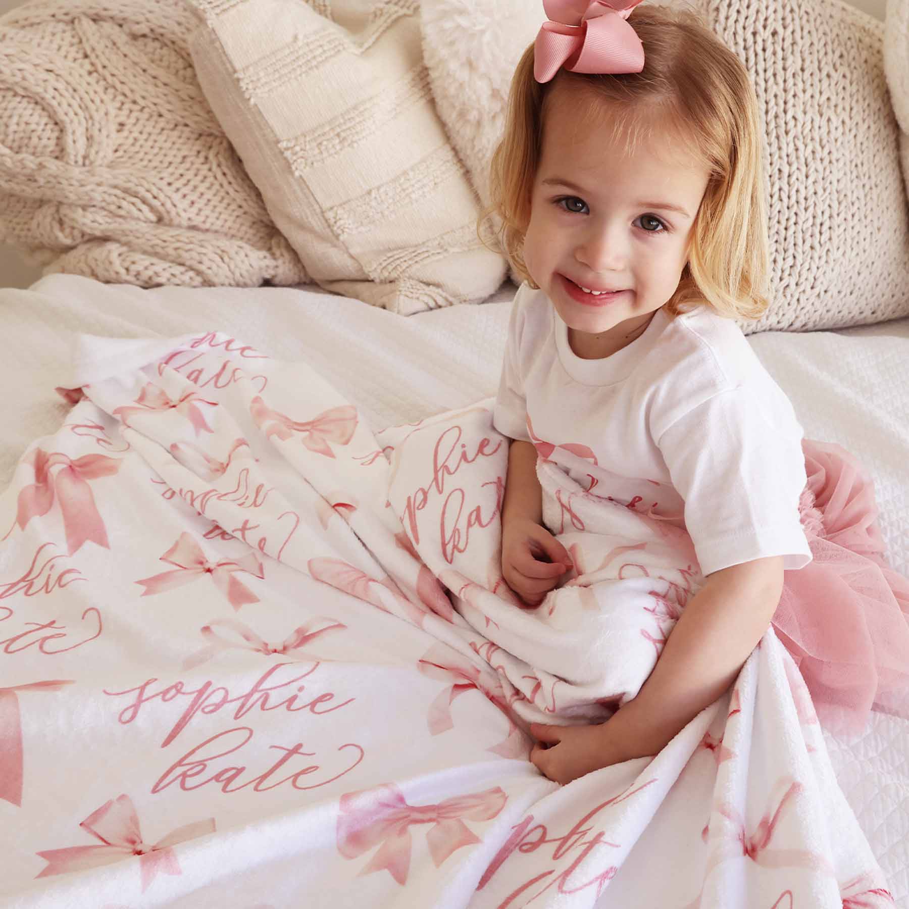 Personalized Themed Blankets for Girls - Image 28