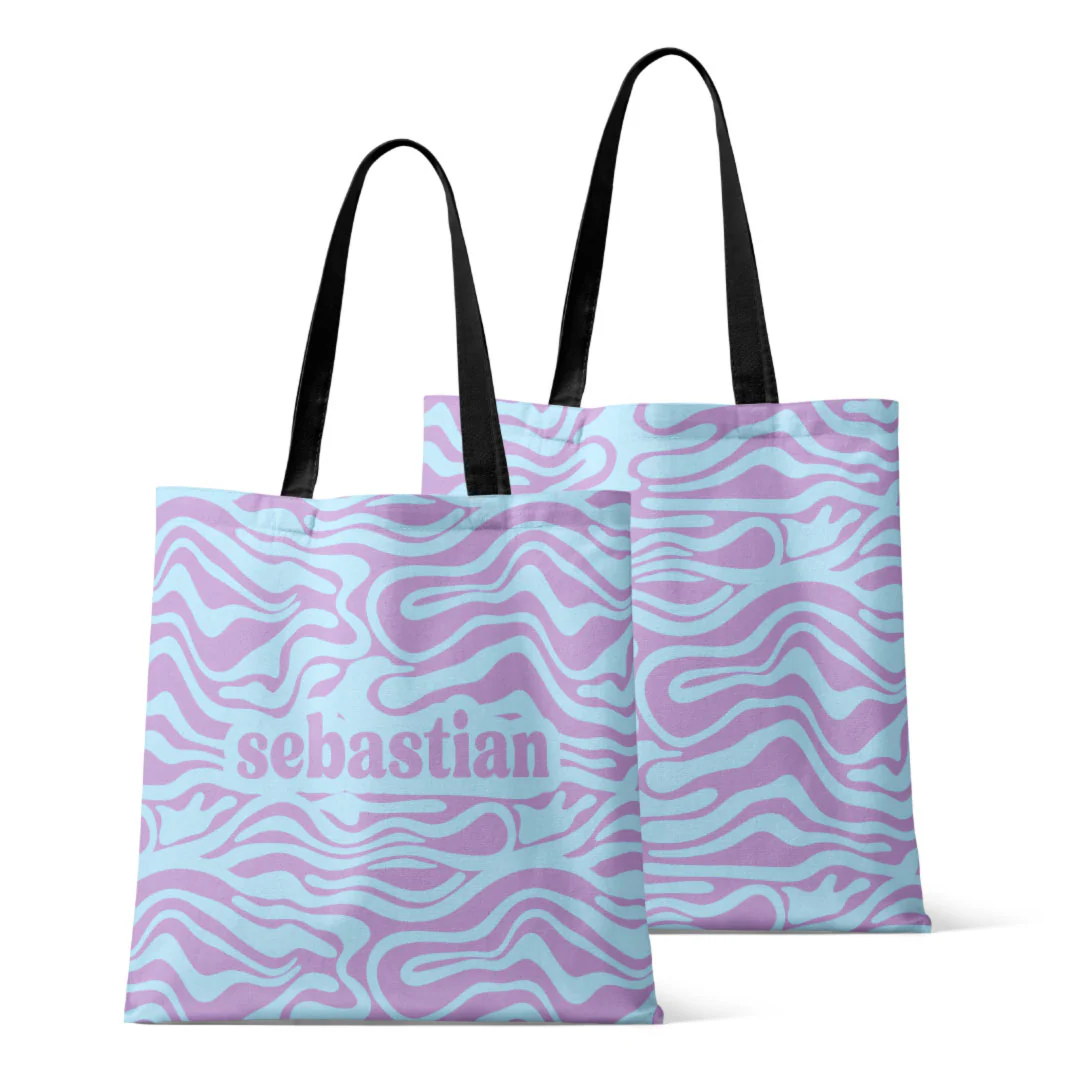 Personalized Tote Bags | Wavy Days - Image 2