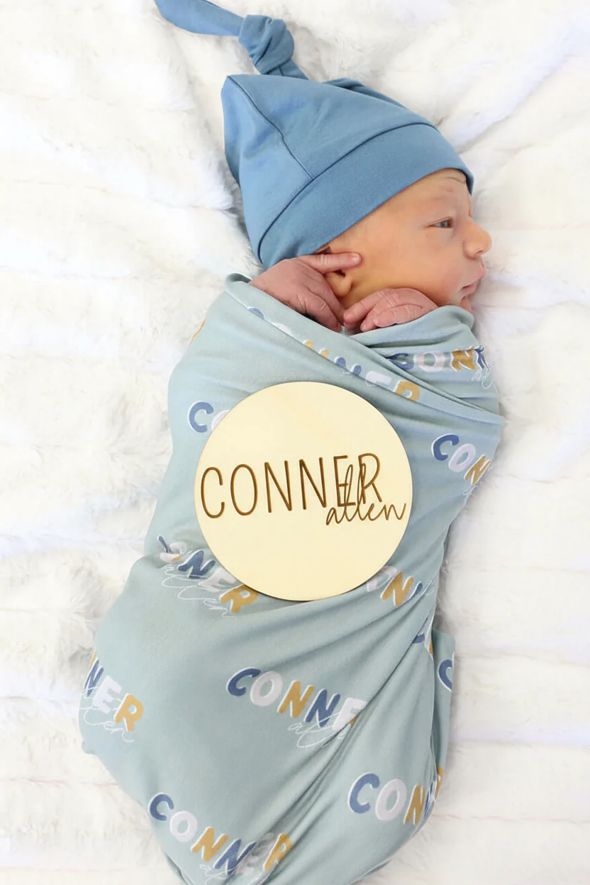 Personalized Wood Announcement | Block - Image 5
