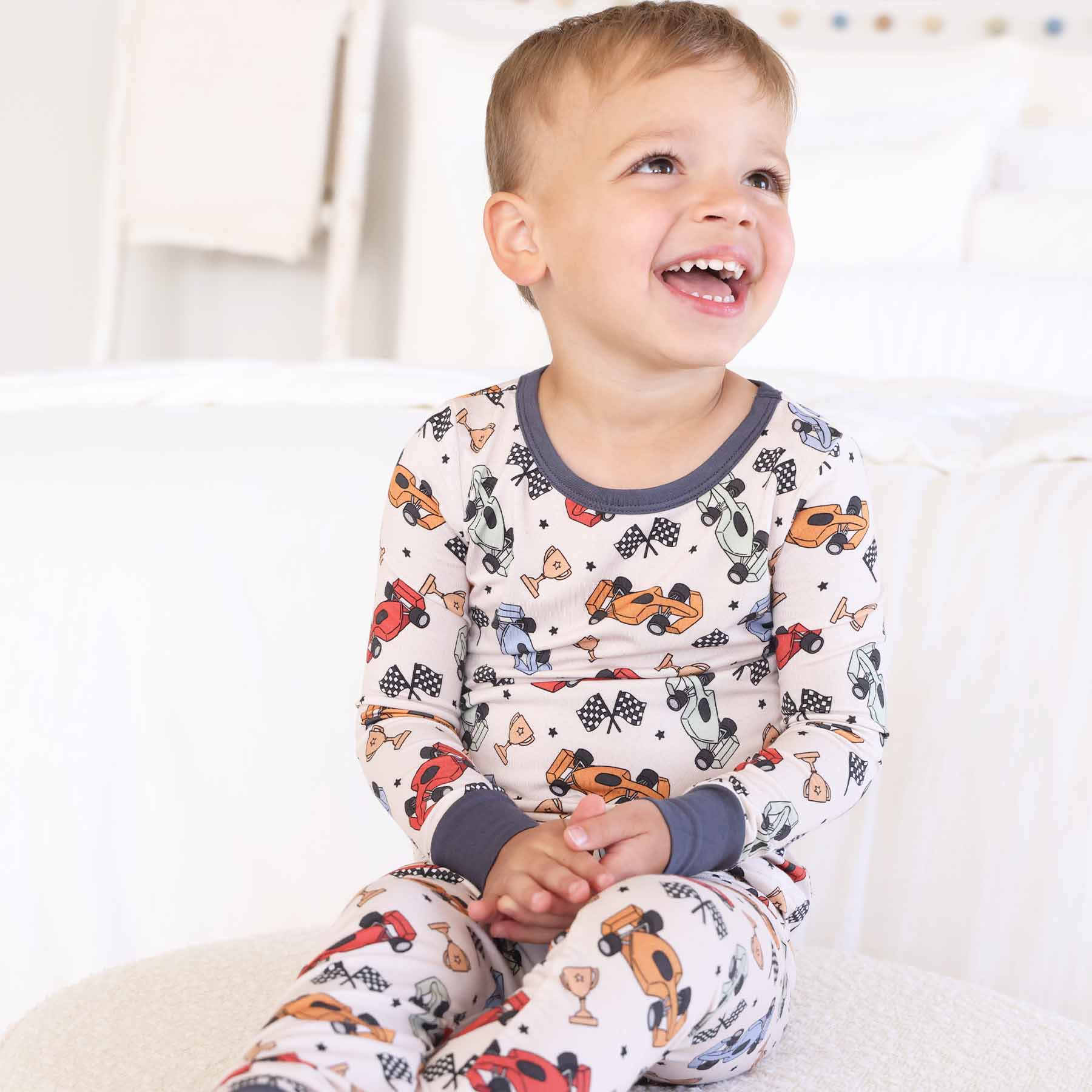 Pit Crew Two Piece Pajama Set - Image 4