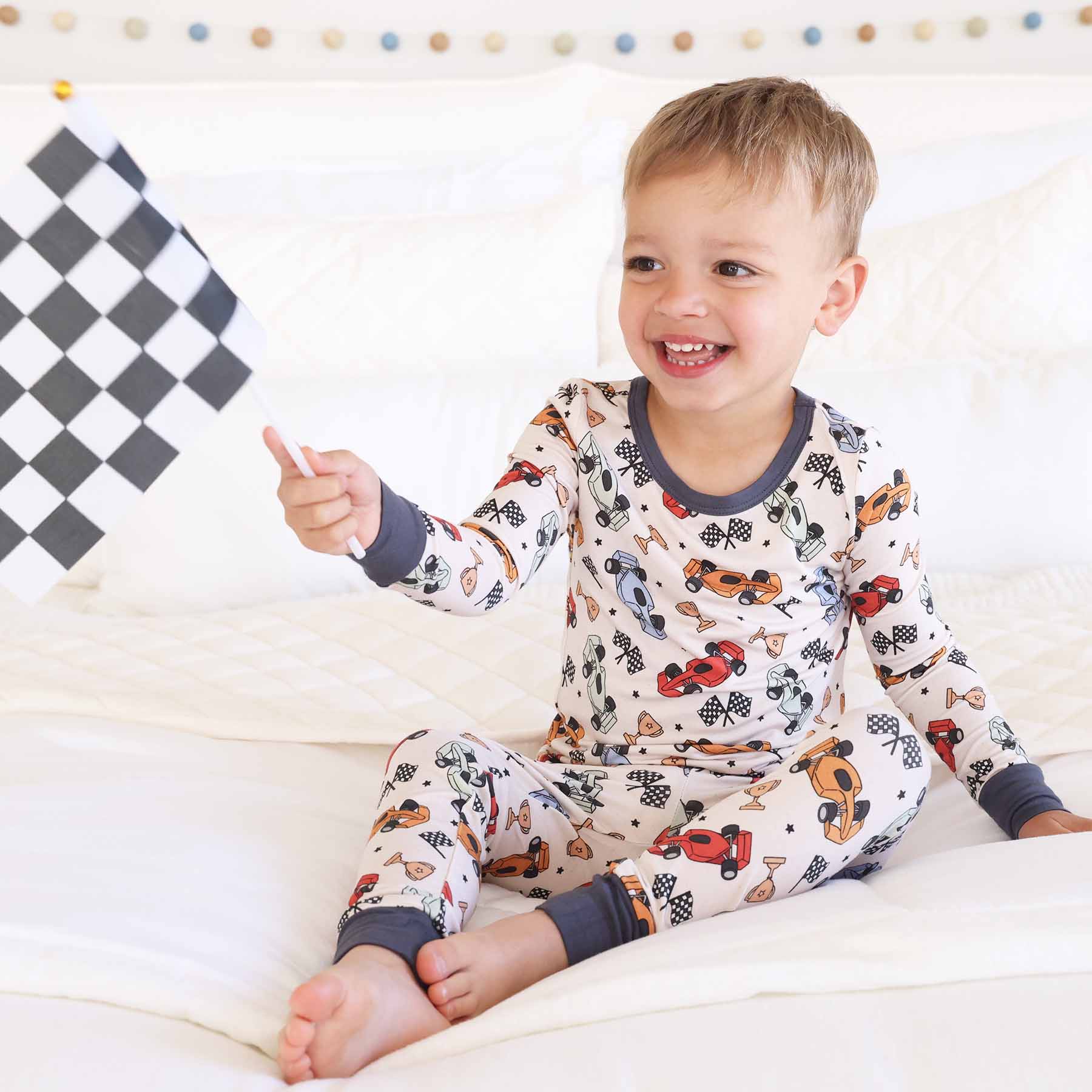 Pit Crew Two Piece Pajama Set - Image 8