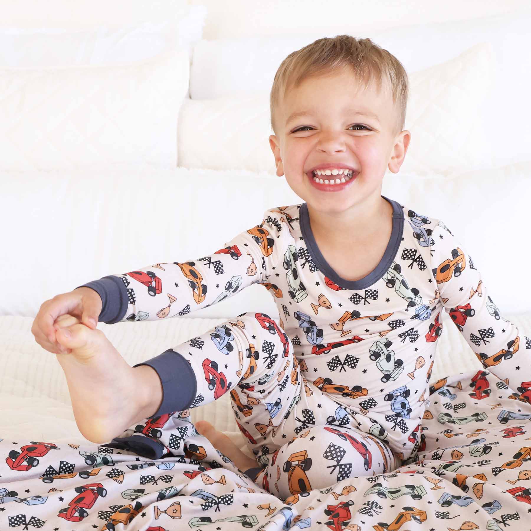 Pit Crew Two Piece Pajama Set - Image 9