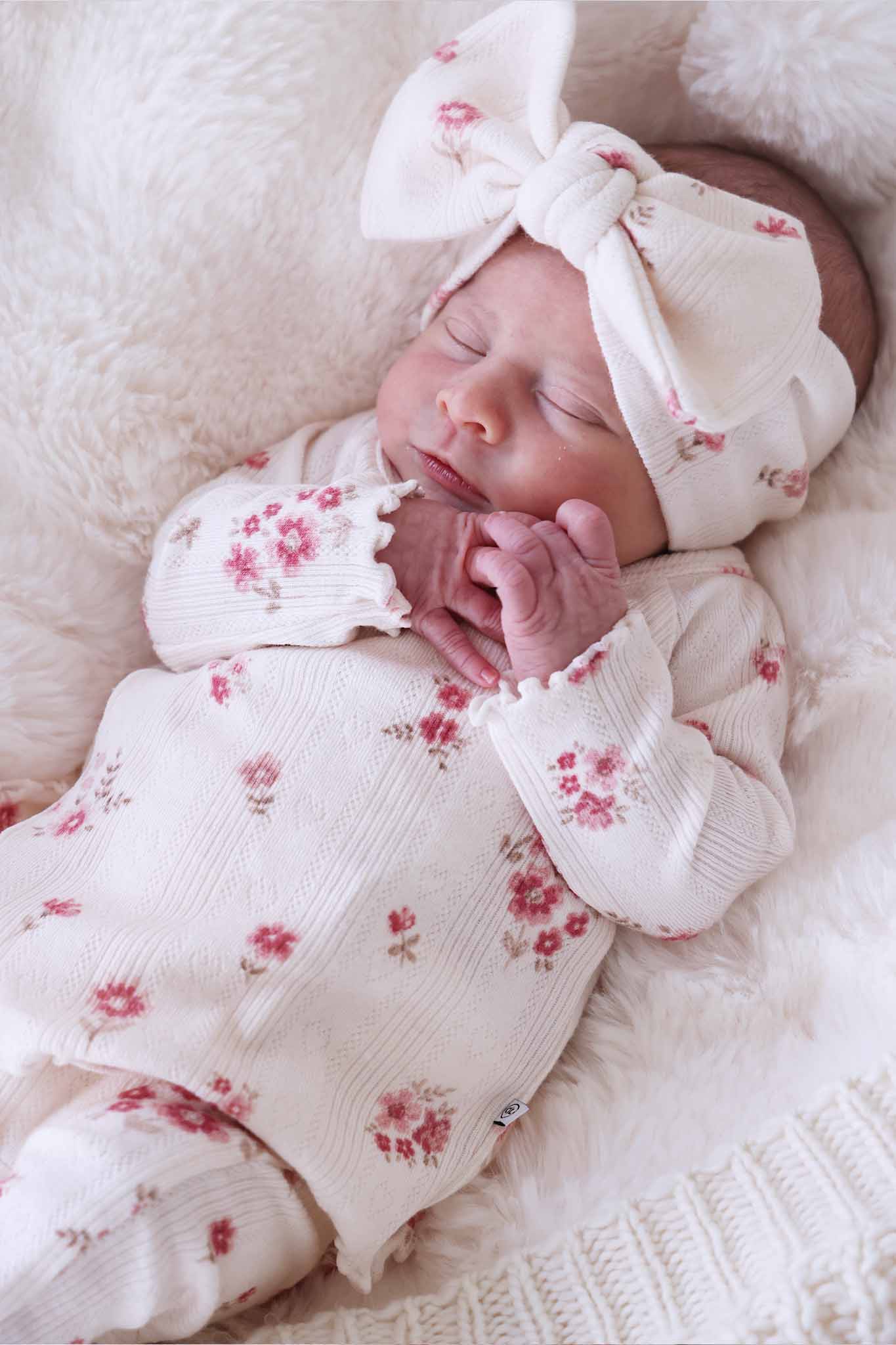 2pc Pointelle Crossover Top & Bottom | Precious Posies - Image 7
