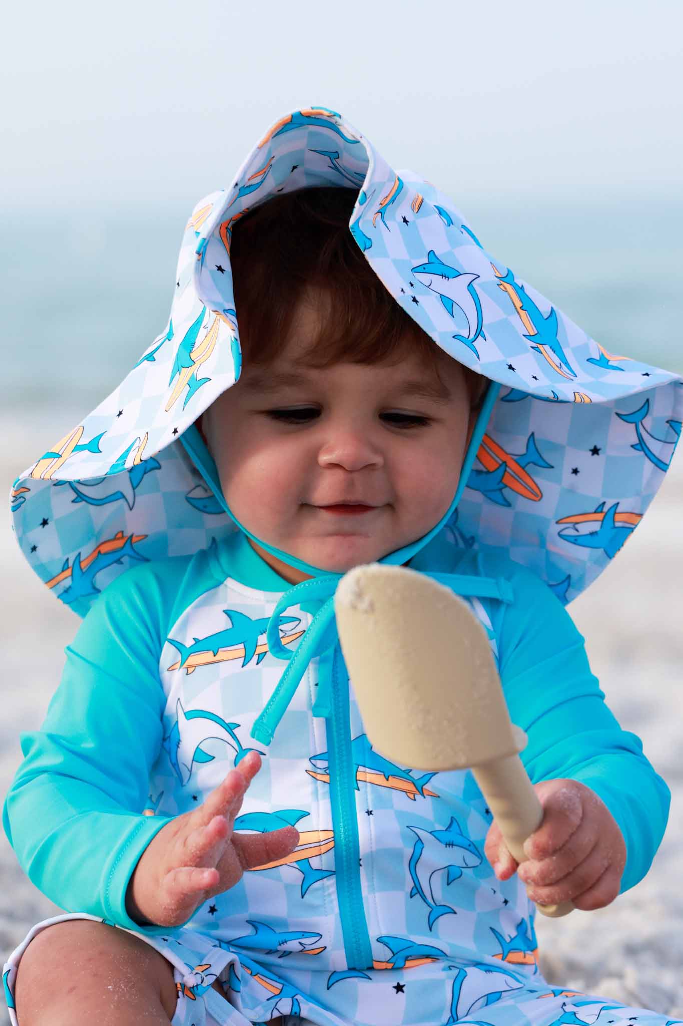 Printed Sun Hat | Totally Jawsome - Image 5