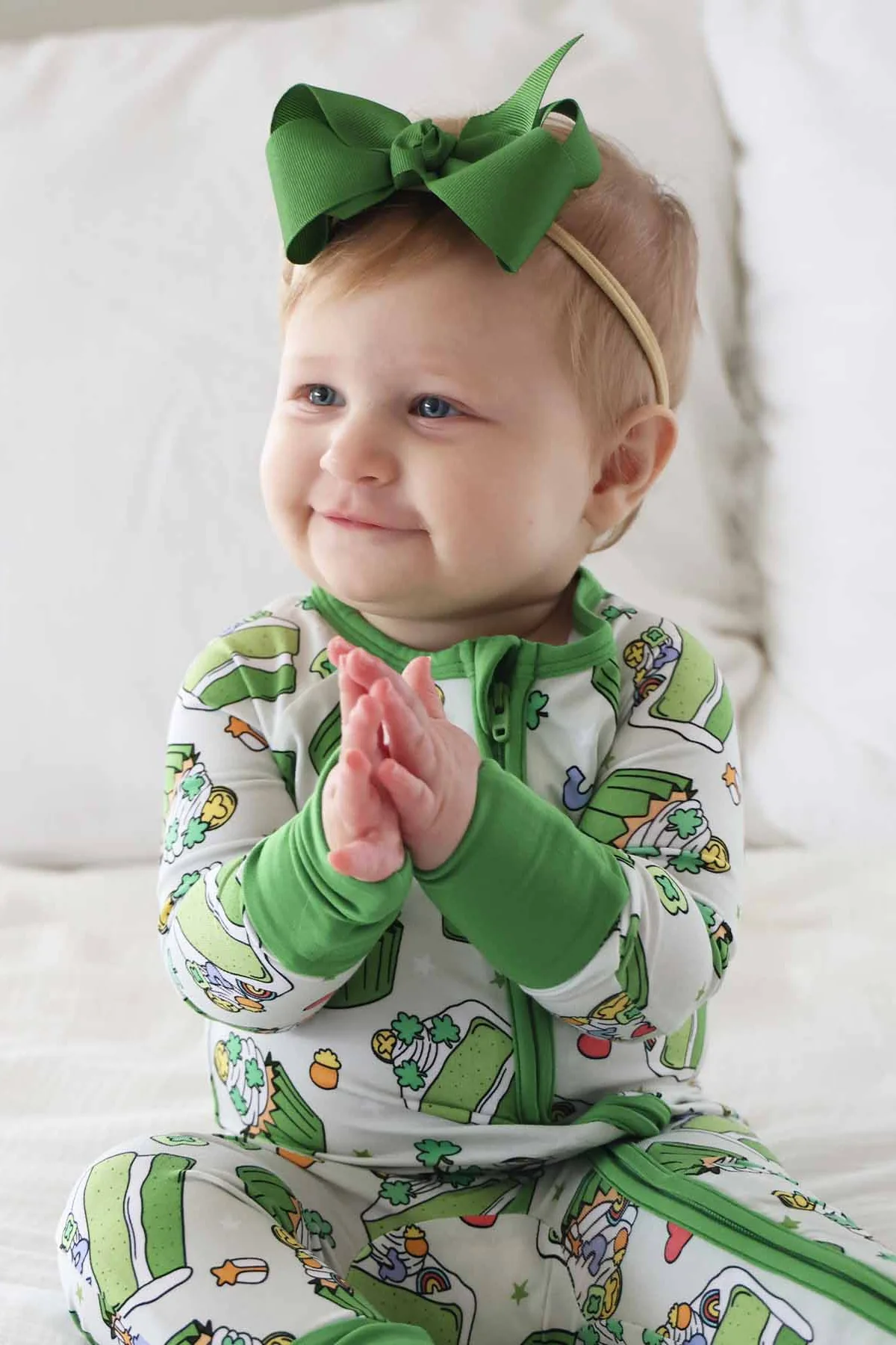Shamrock Sweets Convertible Zip Romper - Image 8