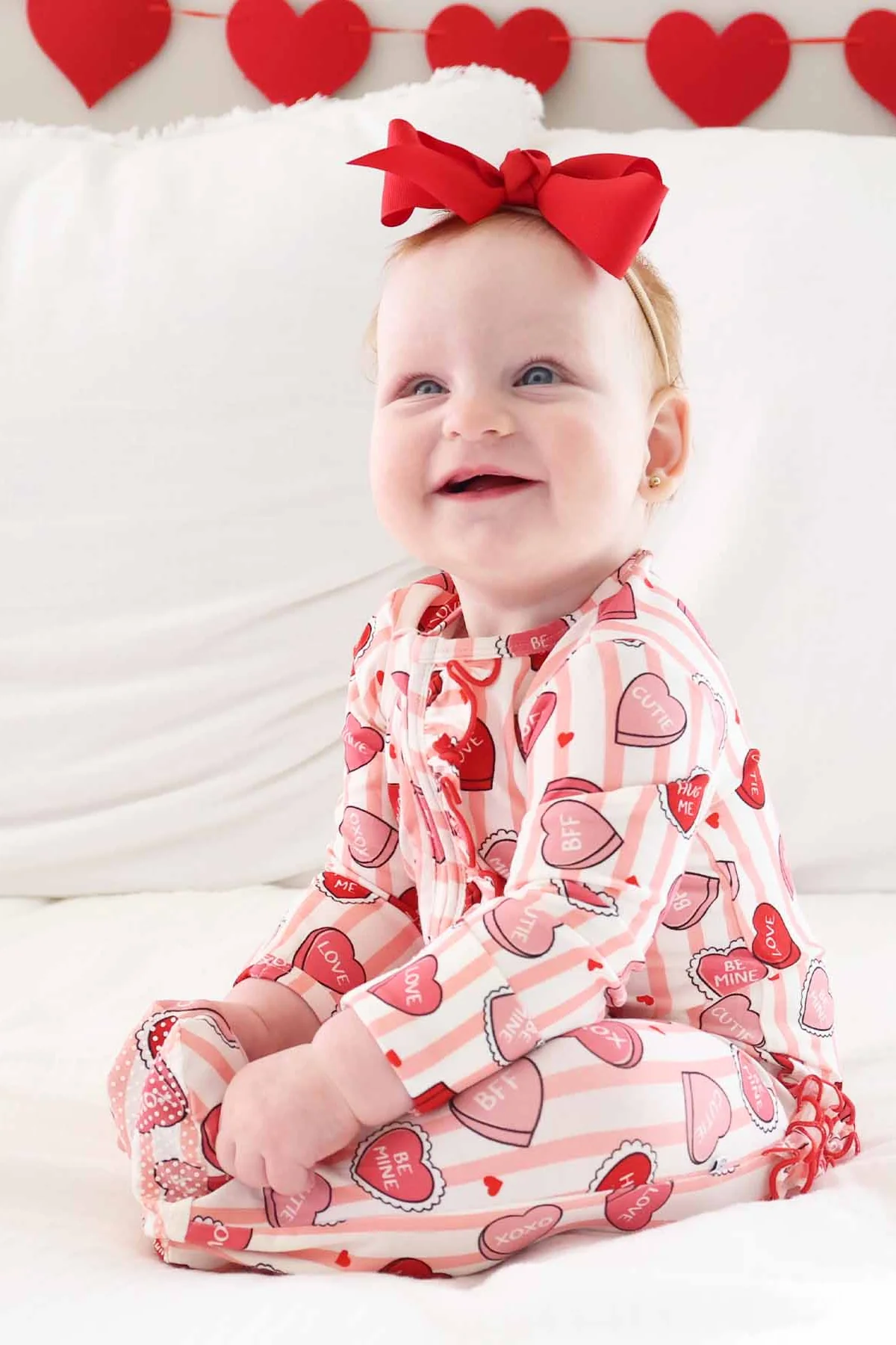 Ribbon Bow Headband | Red - Image 3
