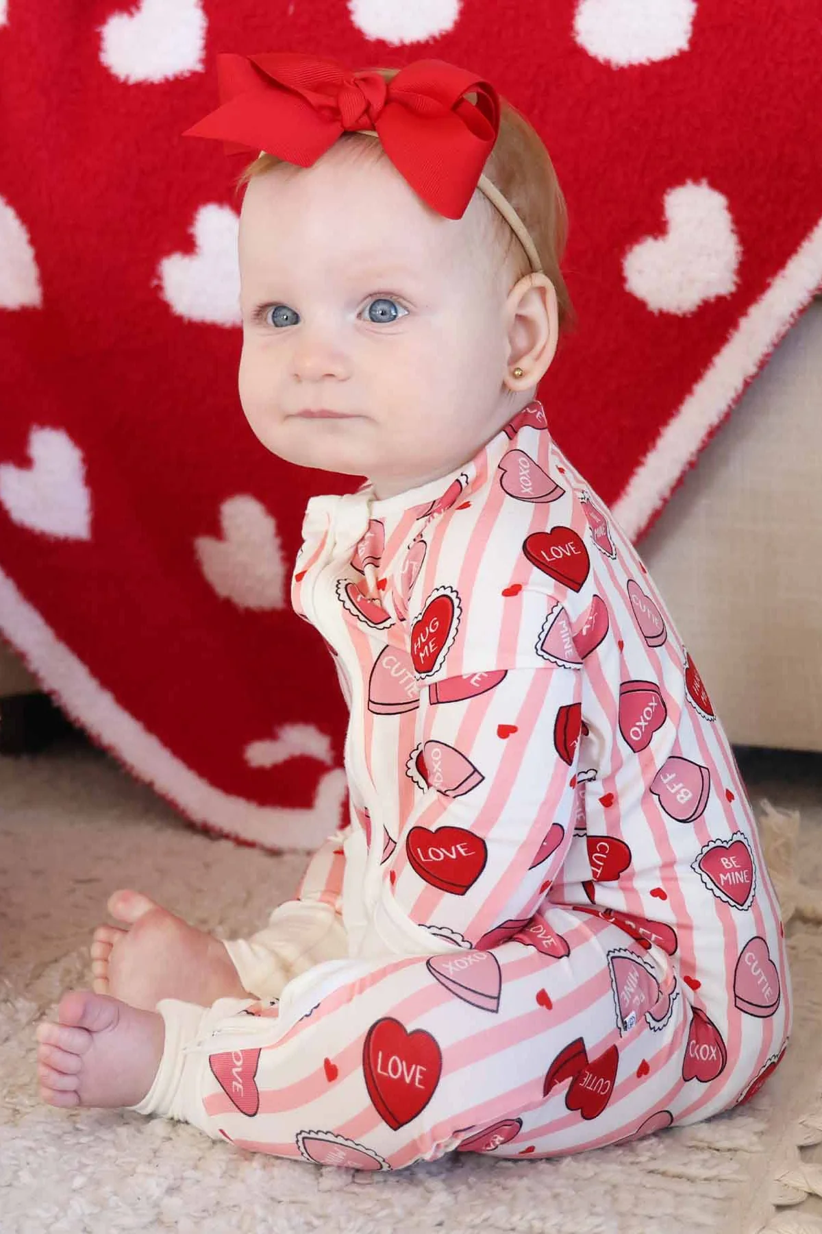 Ribbon Bow Headband | Red - Image 6