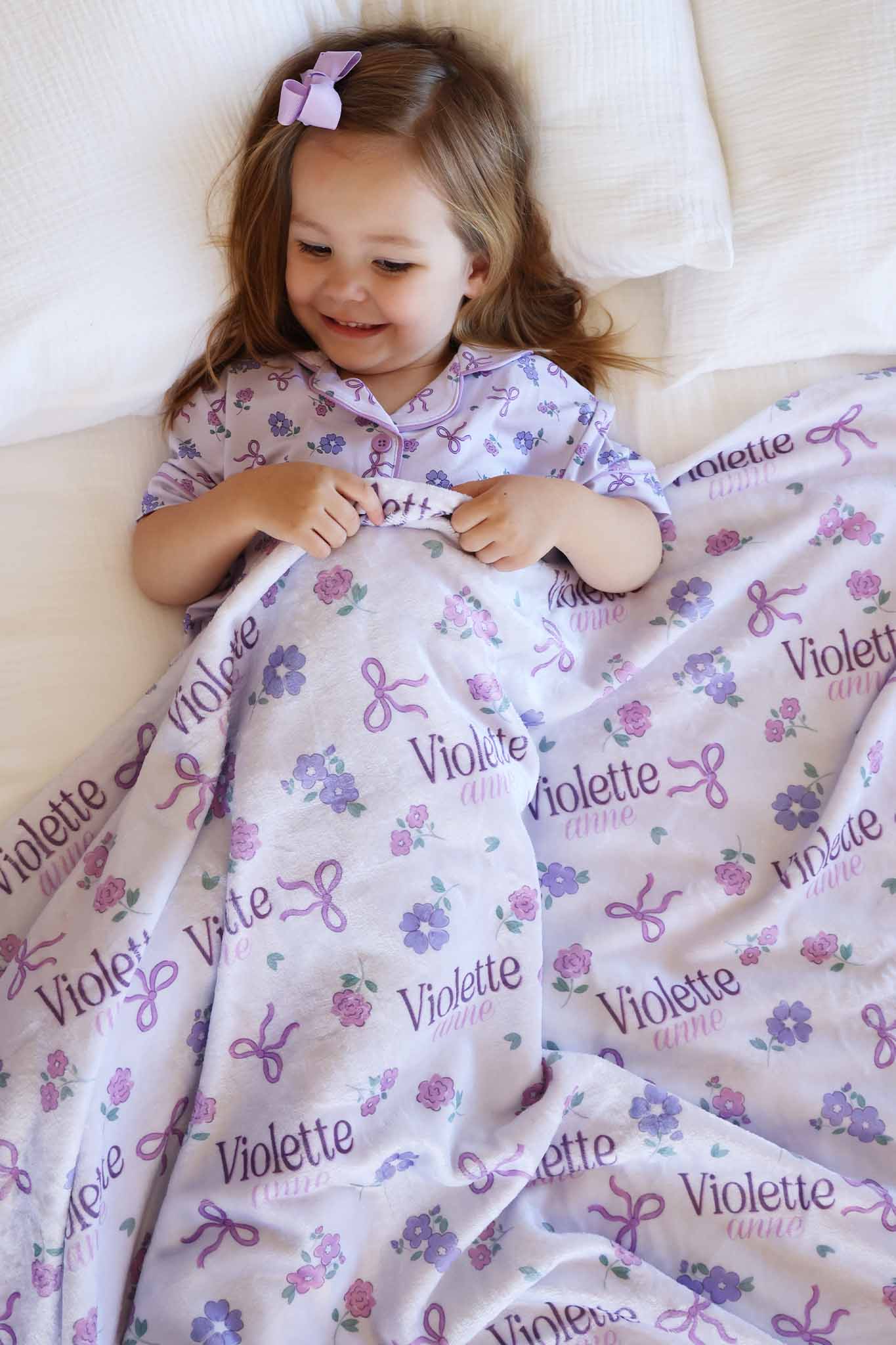 Personalized Themed Blankets for Girls - Image 186