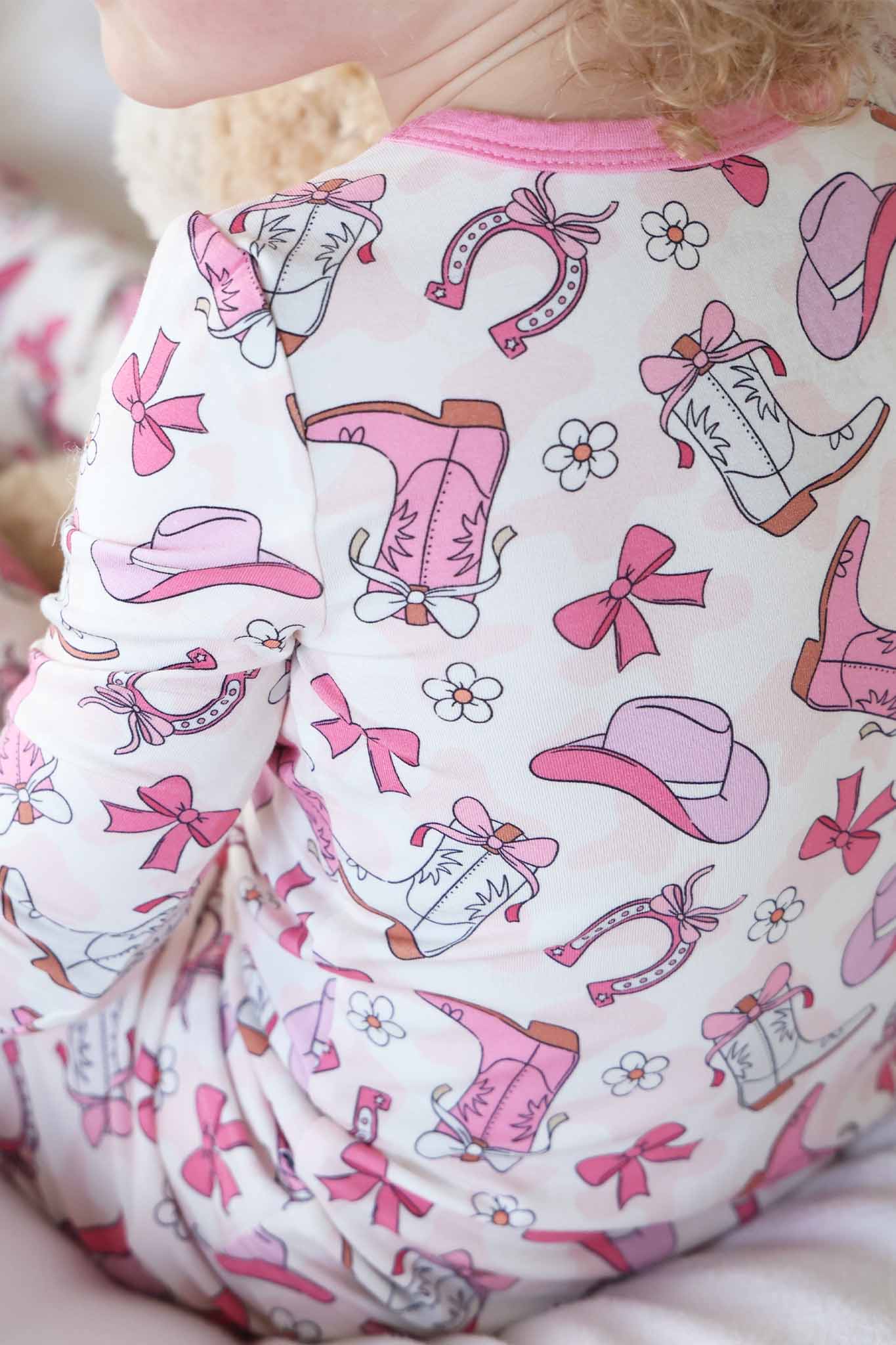 Rodeo Dreams Two Piece Pajama Set | Pink - Image 9
