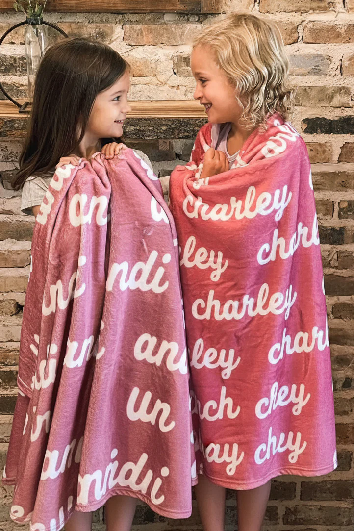 Rose Blossom Personalized Color Blanket - Image 2