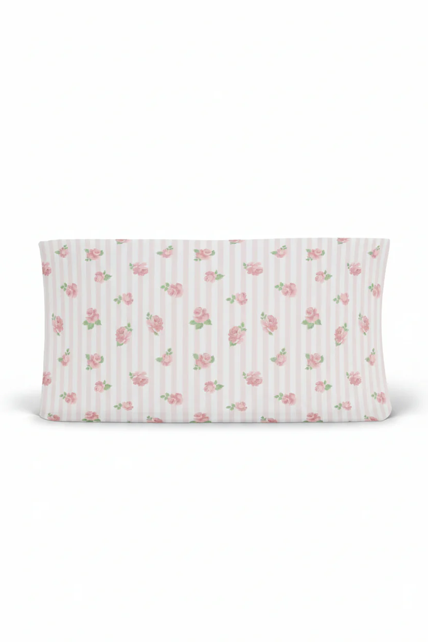 Rosy & Cozy Changing Pad Cover