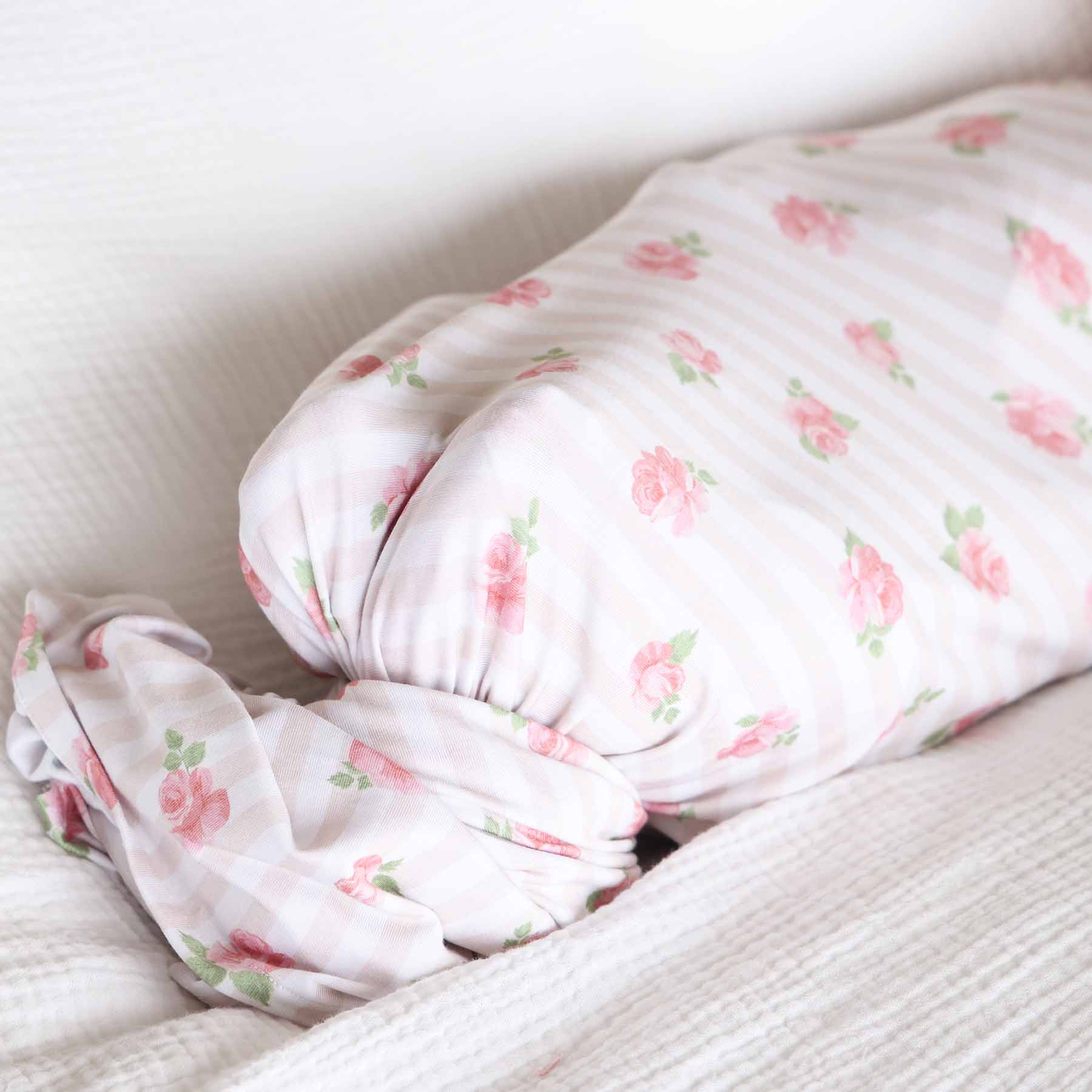 Rosy & Cozy Oversized Swaddle Blanket - Image 4