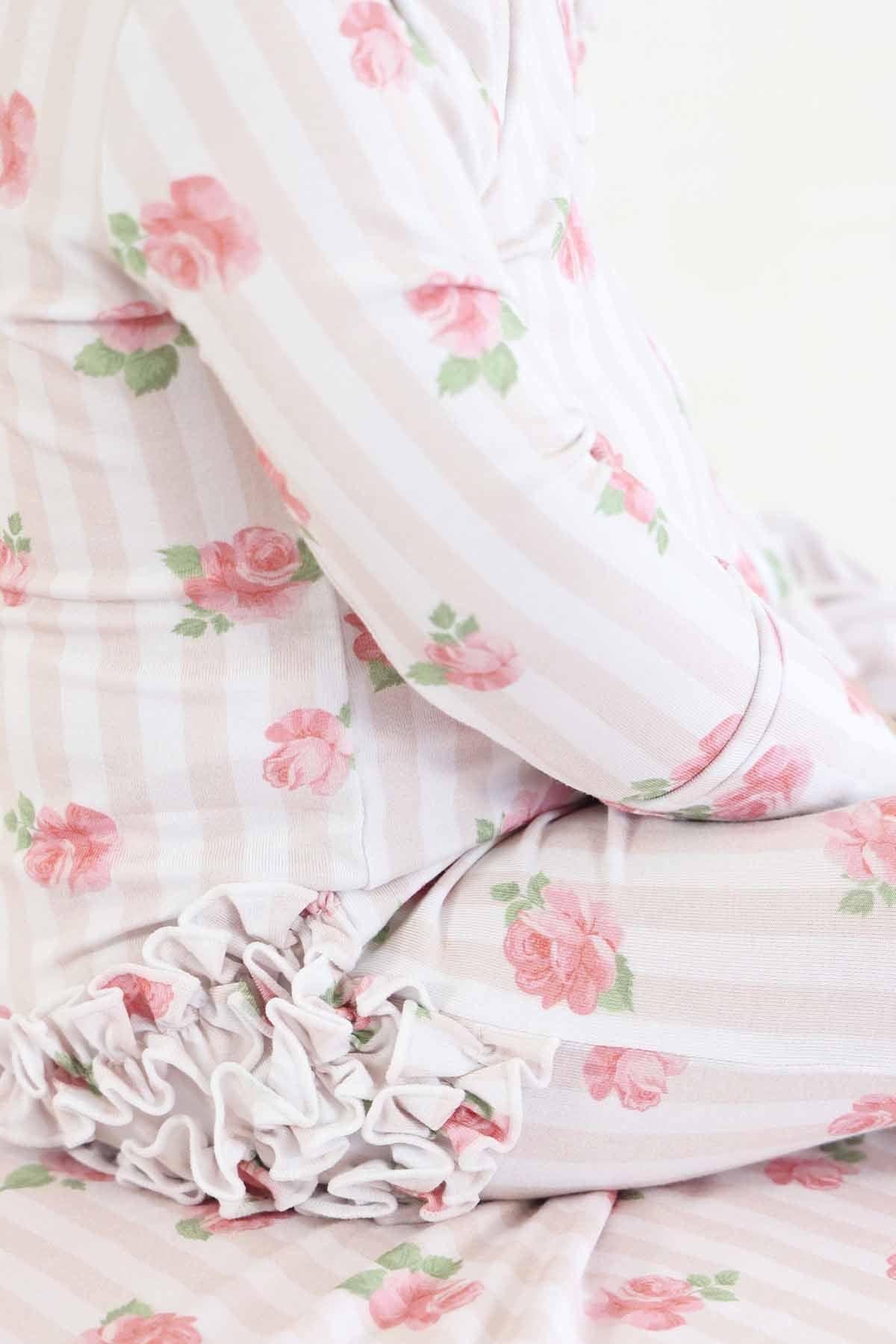 Rosy & Cozy Ruffle Zipper Footie - Image 16