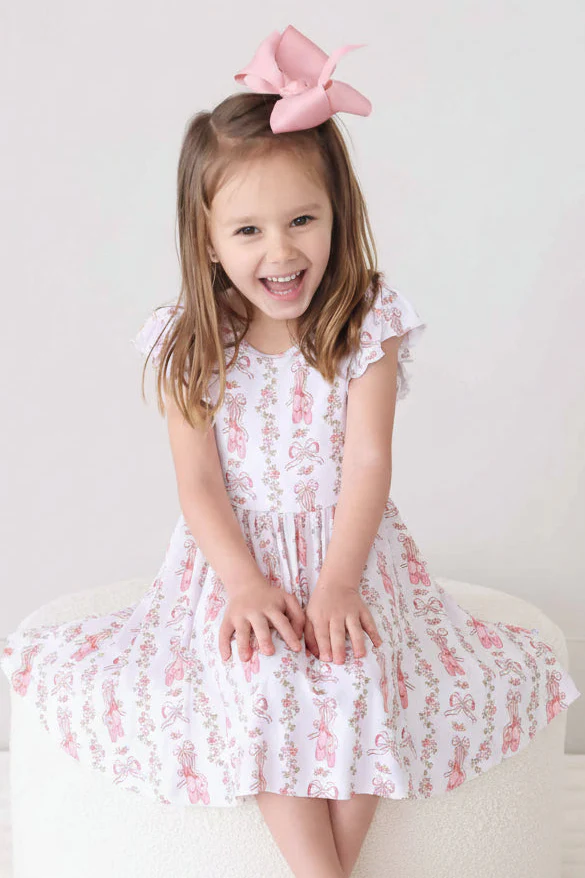 Ruffle Twirl Dress | Ballet Blossoms