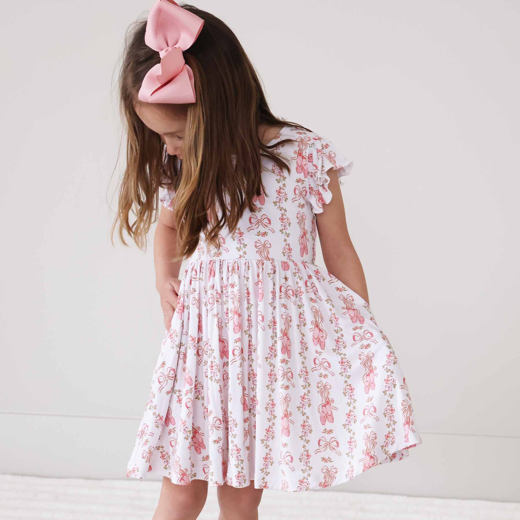 Ruffle Twirl Dress | Ballet Blossoms - Image 4